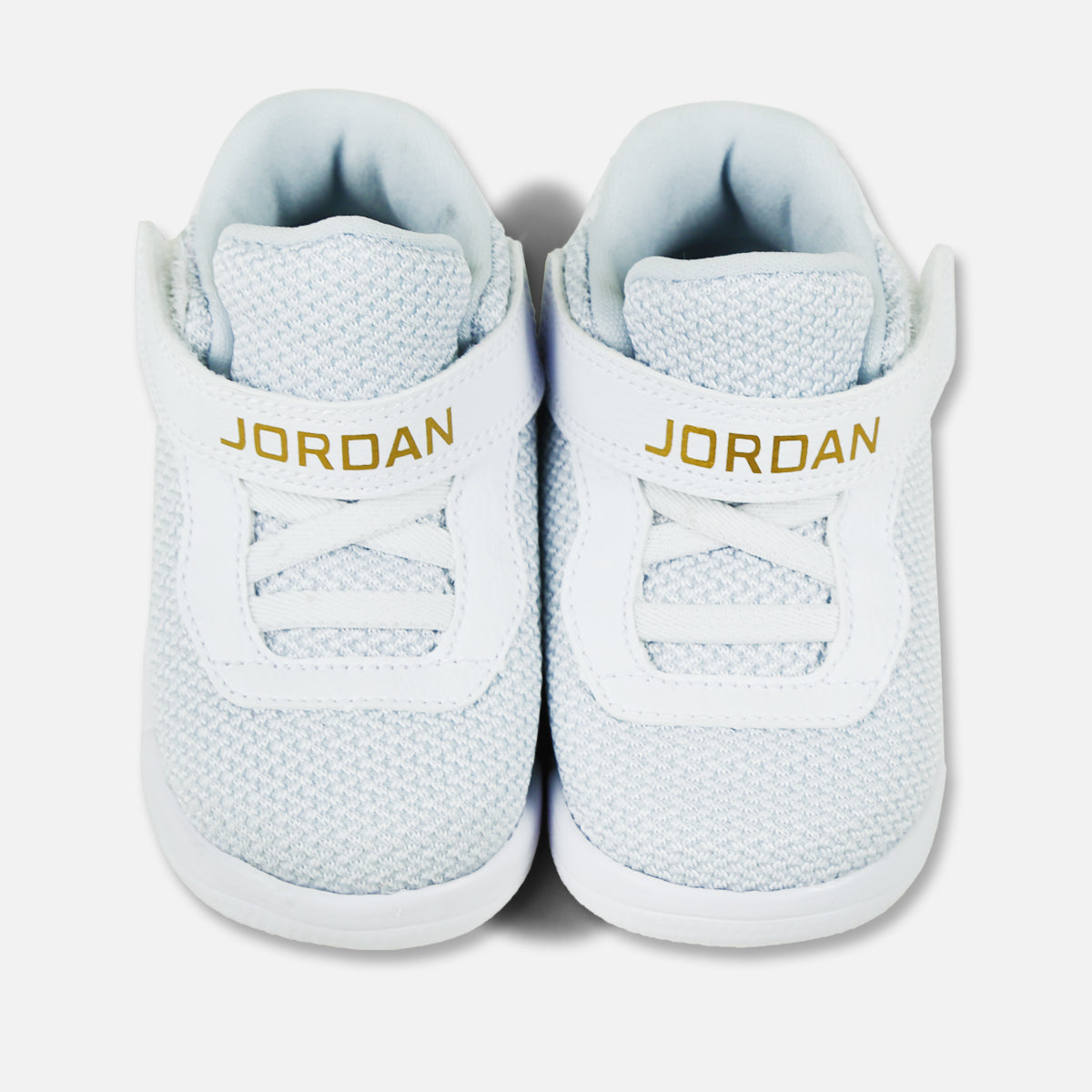 Jordan Academy Infant (White/Metallic Gold Coin-Pure Platinum)