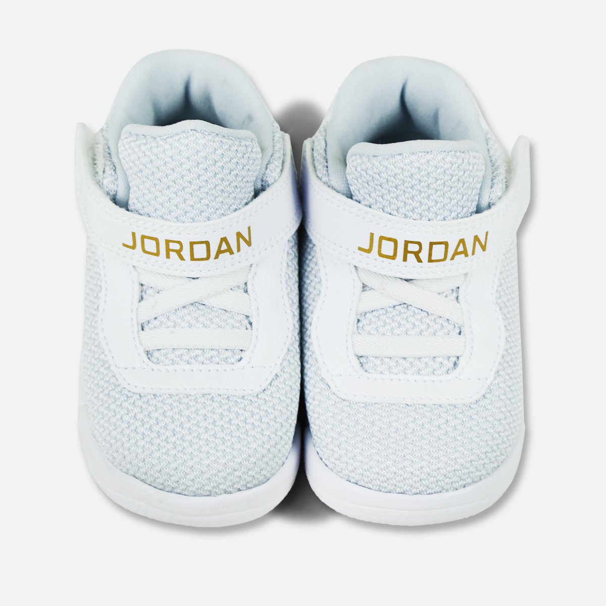 Jordan Academy Infant (White/Metallic Gold Coin-Pure Platinum)