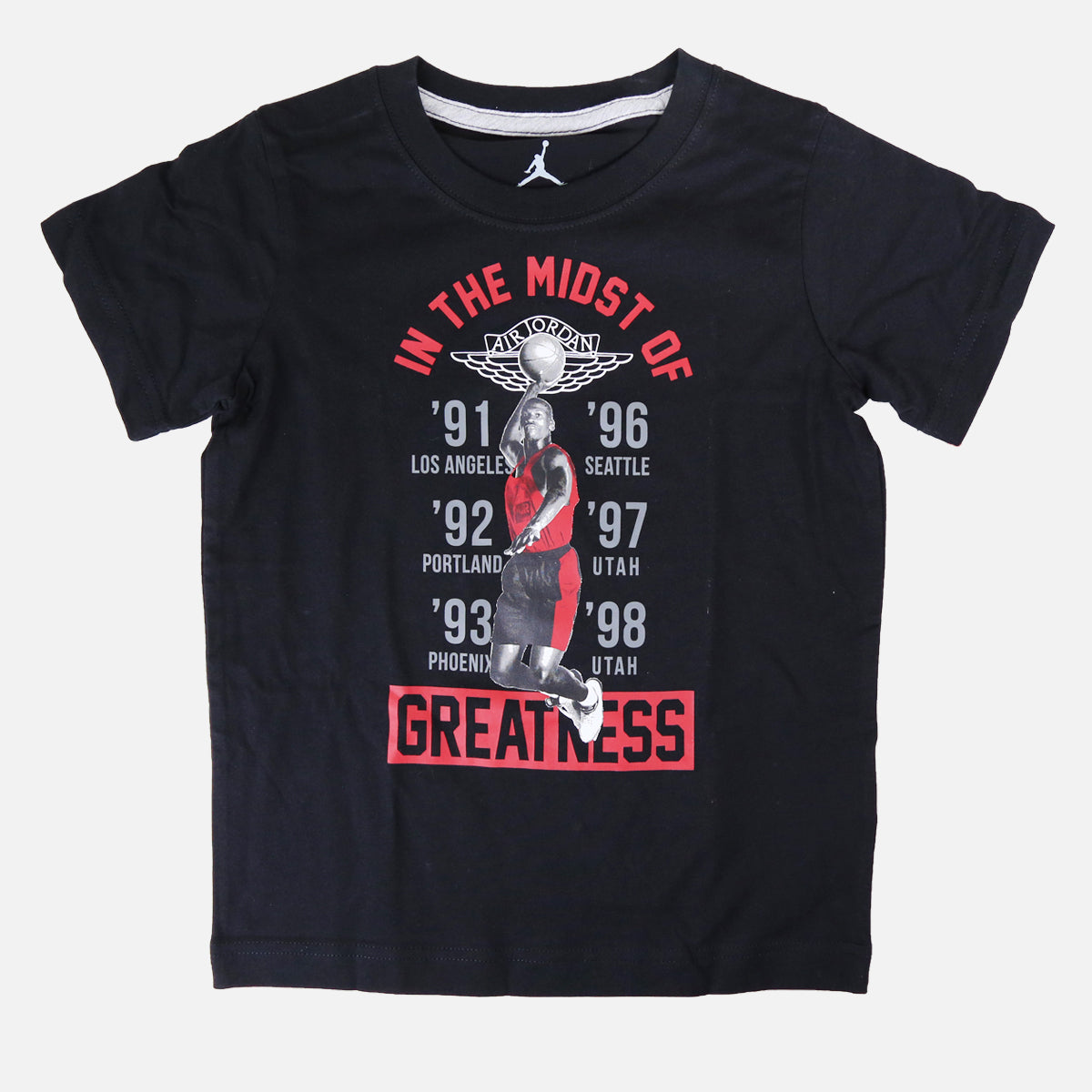 Jordan "In The Midst Of Greatness" Tee Pre-School (Black)