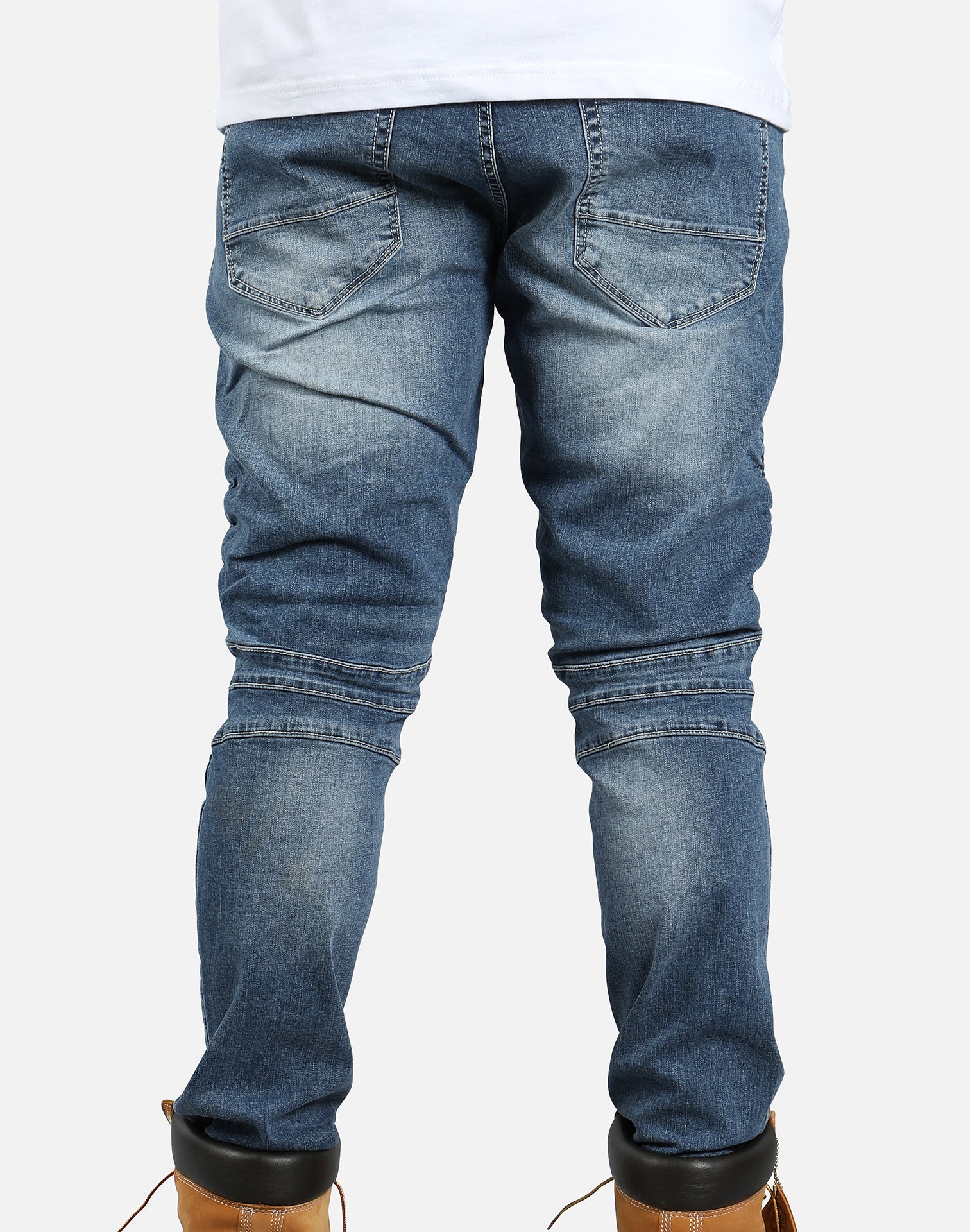 Jordan Craig Blow Out Knee Biker Jeans