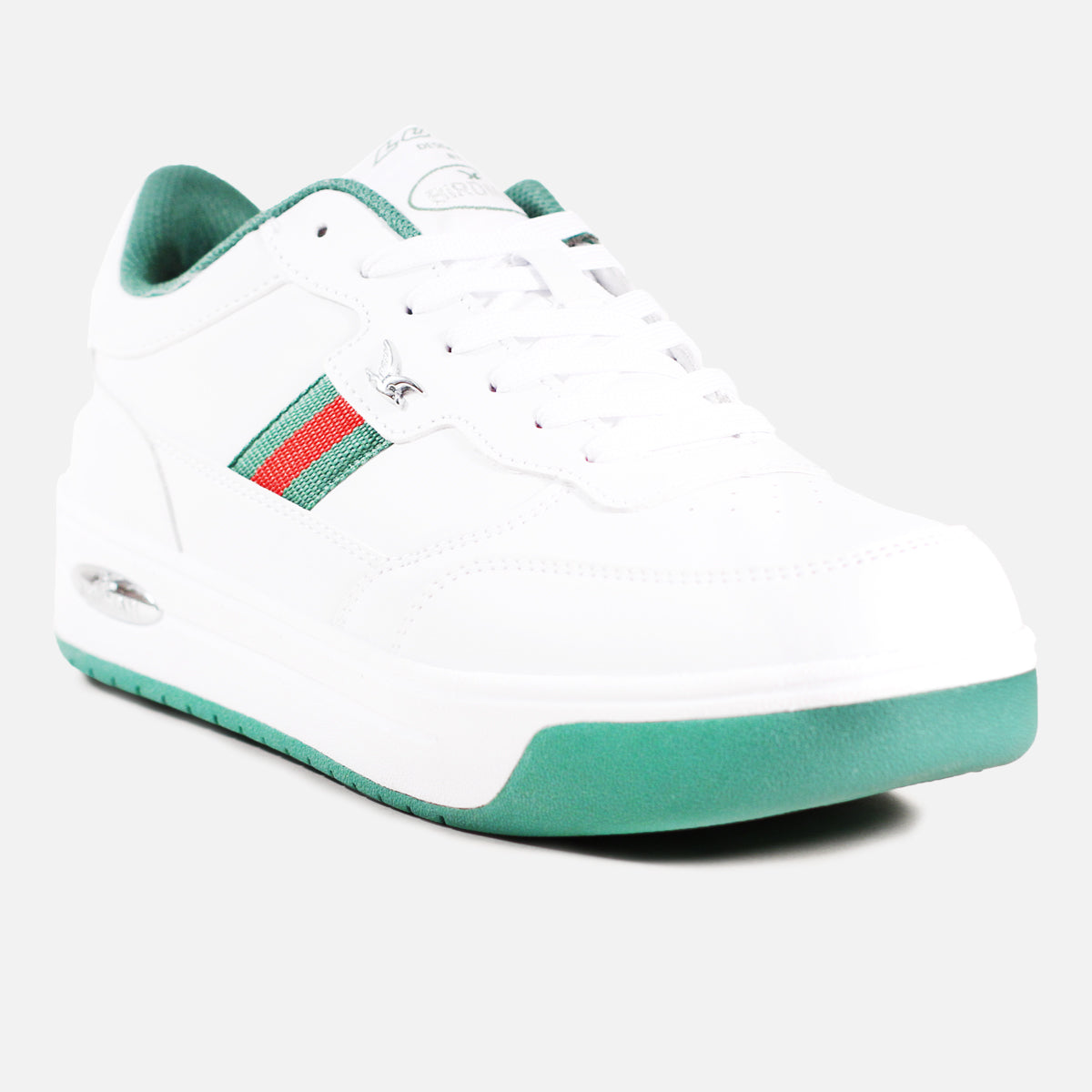 Lugz Birdman (White/ Hunter Green/ Crimson Red)
