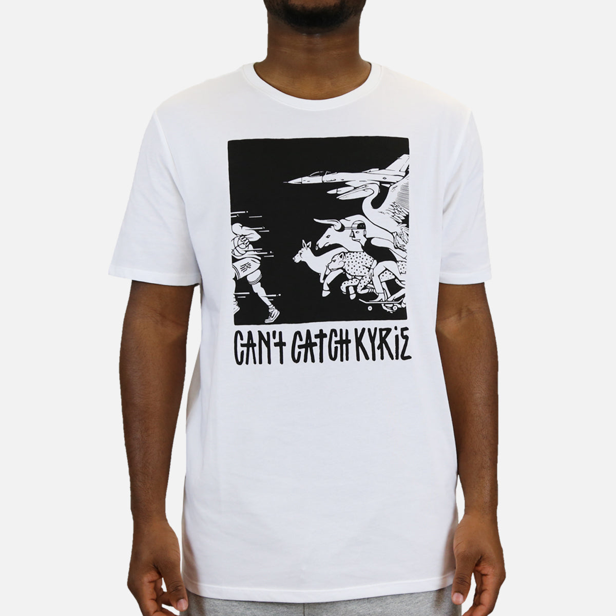 Nike "Can't Catch Kyrie" Tee (White/Black)