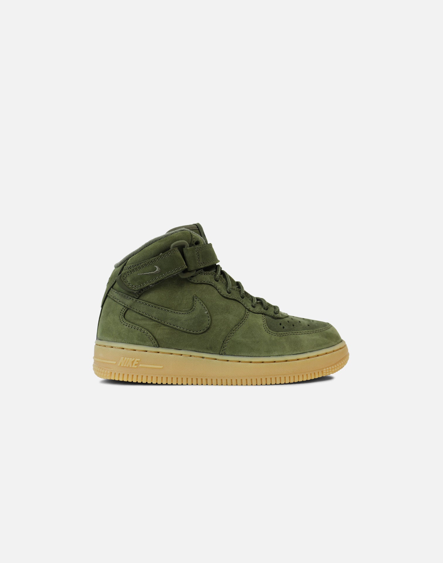 Nike Air Force 1 Mid Pre-School (Olive/Gum)