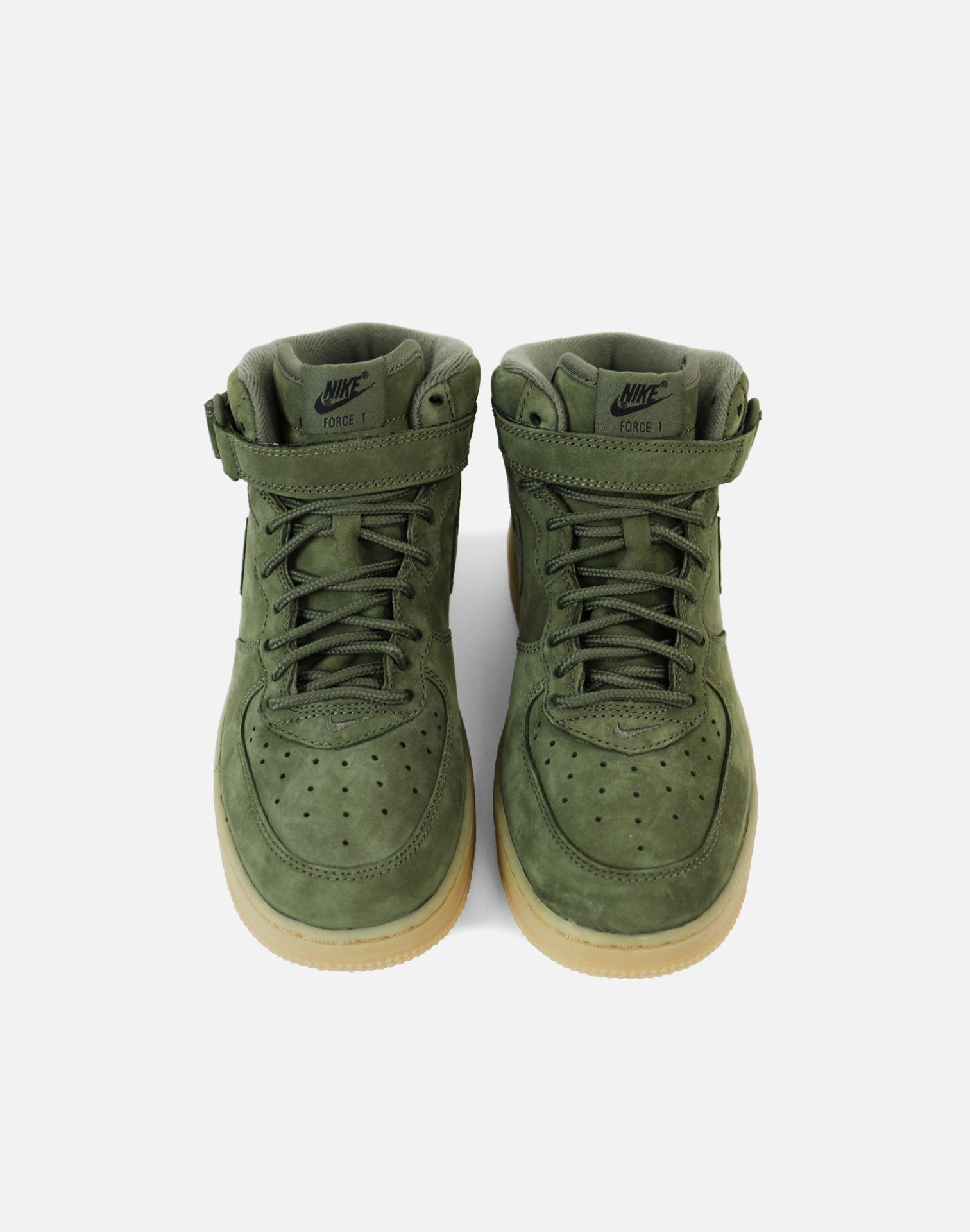 Nike Air Force 1 Mid Pre-School (Olive/Gum)